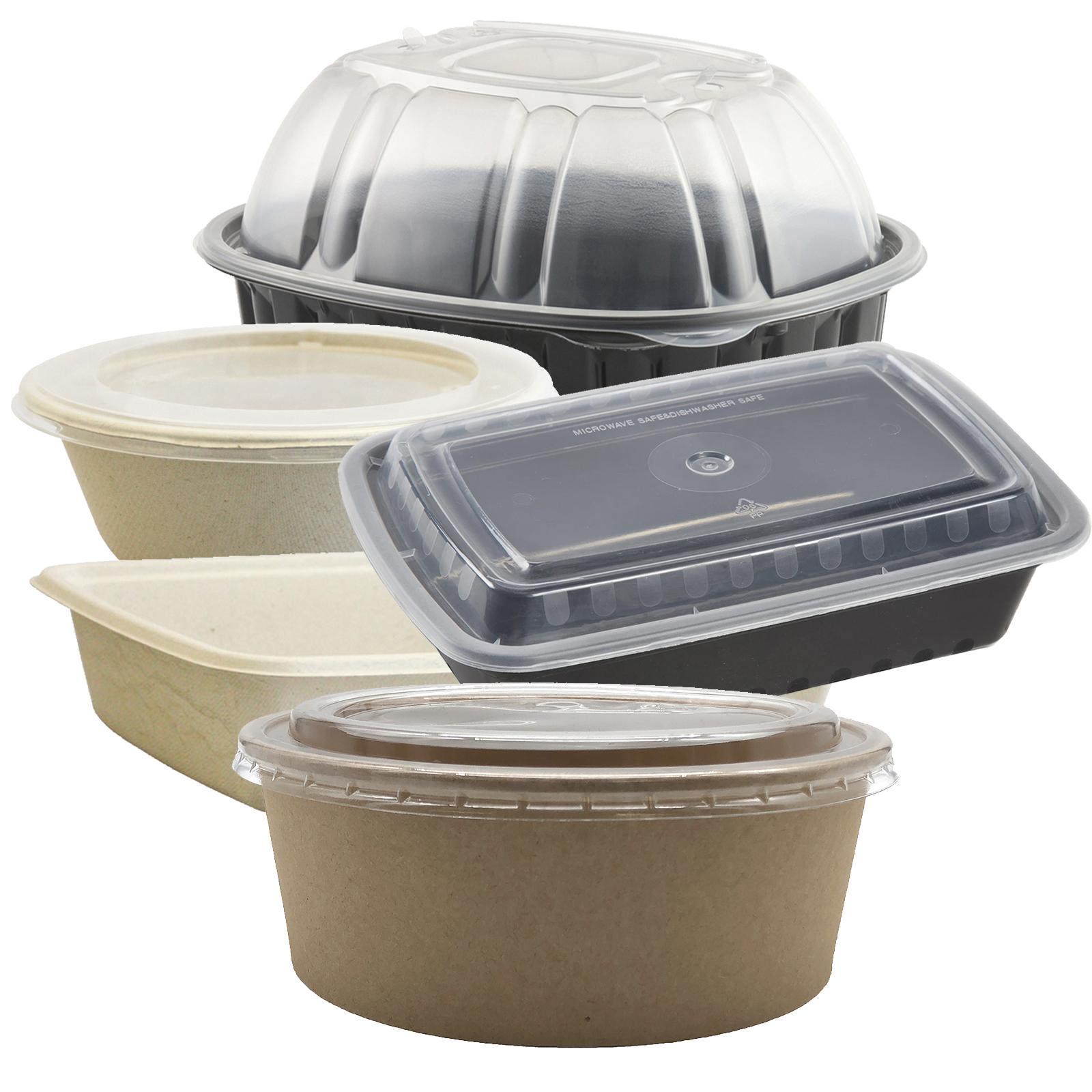 Wholesale Microwave, Oven Safe Takeout Containers for Restaurants
